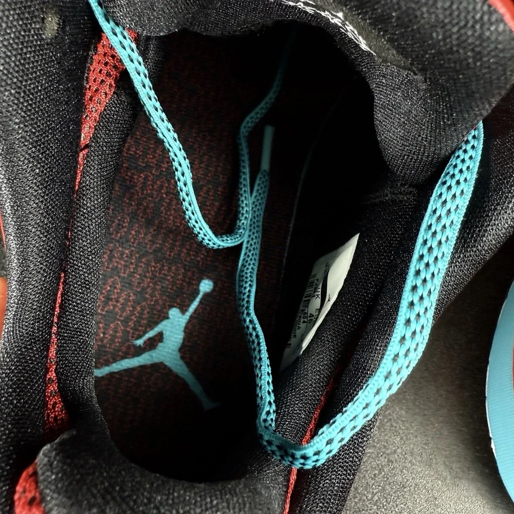 Size 12‎ JORDAN CP3 VIII AE Shoes RED BLUE WHITE mens Basketball Athletic